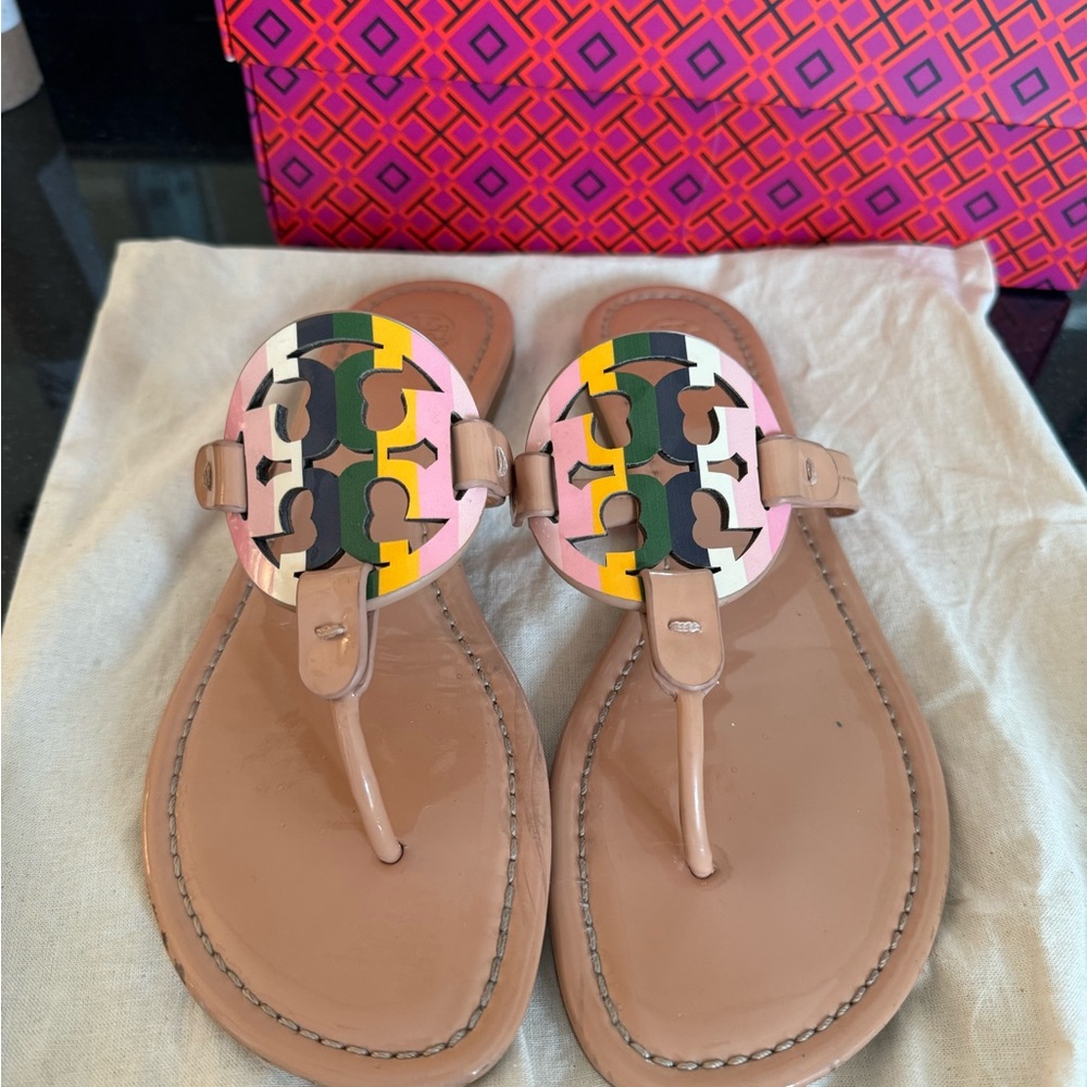 Tory Burch Pastel Rainbow Miller Sandal